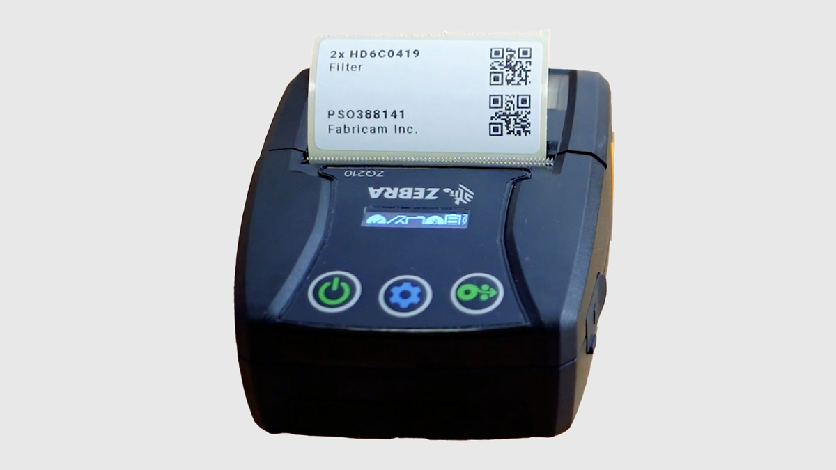 Labels to go: The portable printer for warehouses
